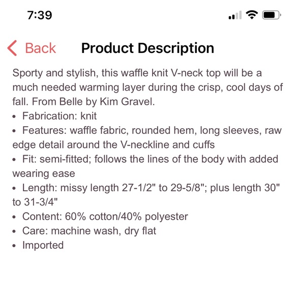 V neck pullover - Picture 6 of 14